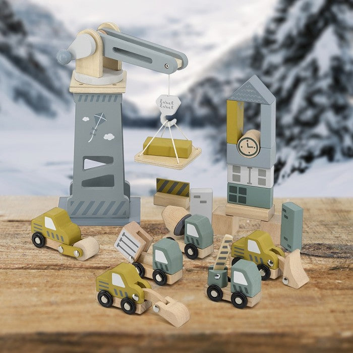 Site de construction en bois