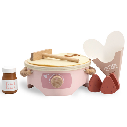 Crêpière en bois (2 coloris)