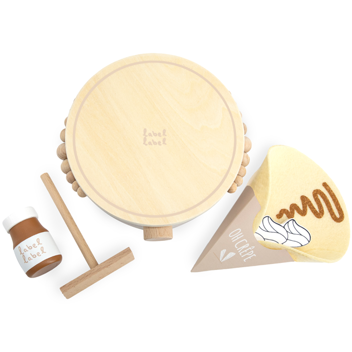 Crêpière en bois (2 coloris)