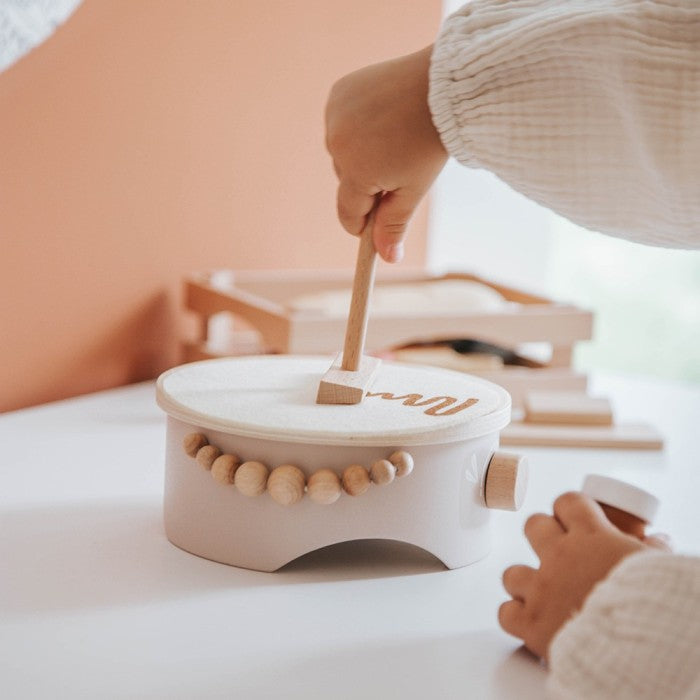 Crêpière en bois (2 coloris)