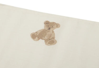 Lange Gaze de Coton  70x70cm - Teddy Bear - 3 Unités