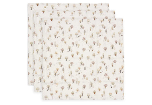 Lange Gaze de Coton Small 70x70cm - Tiny Park - 3 Unités
