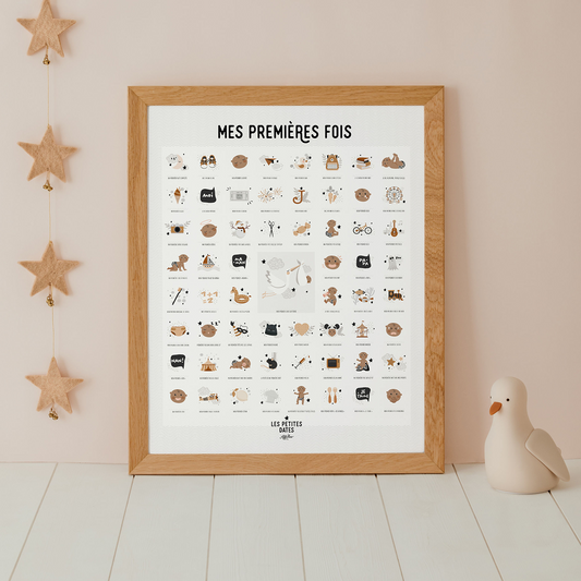 Affiche Mes Premières Fois - Peau Foncée