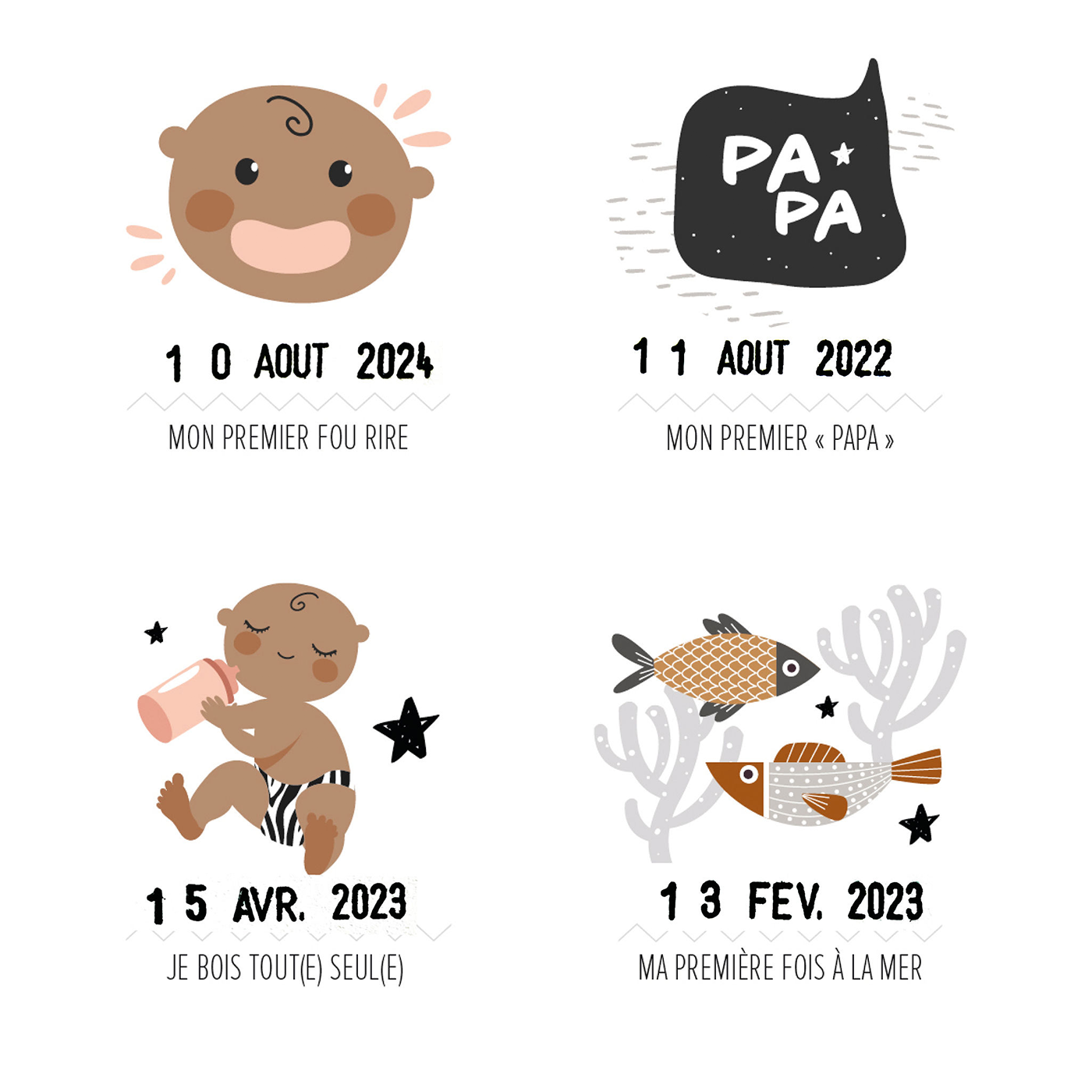 Affiche Mes Premières Fois - Peau Foncée