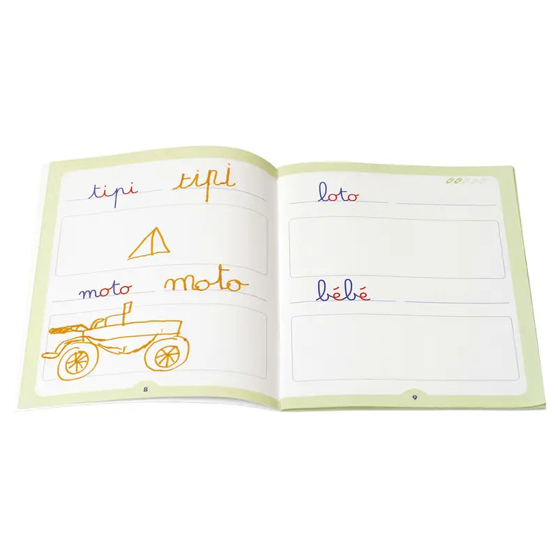 Mon Cahier de Mots à Lire – Lettres Simples et Complémentaires Montessori