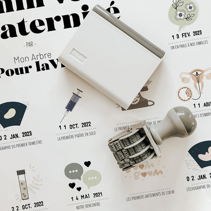 Affiche Mon Chemin Vers La Maternité - Dédiée à la PMA