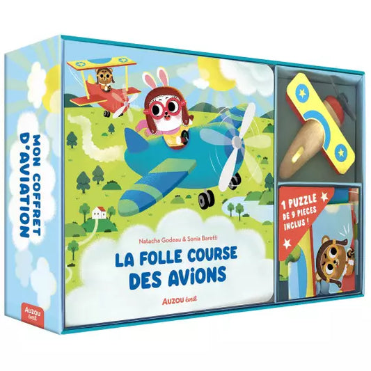 Mon coffret d'aviation - La folle course des avions