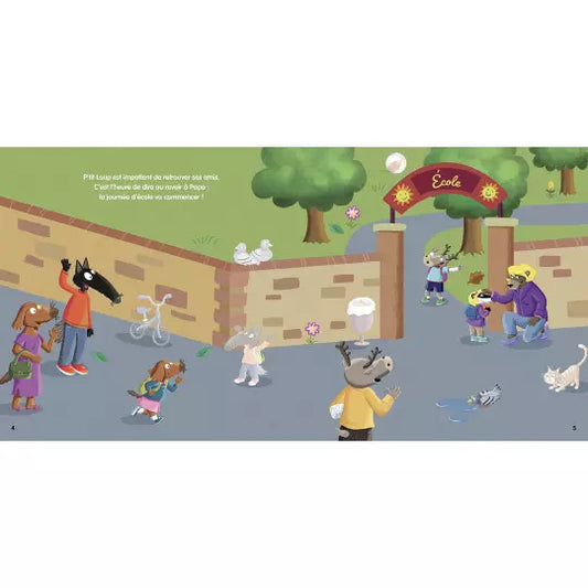 Mon cahier d'autocollants p'tit loup - Vive l'école