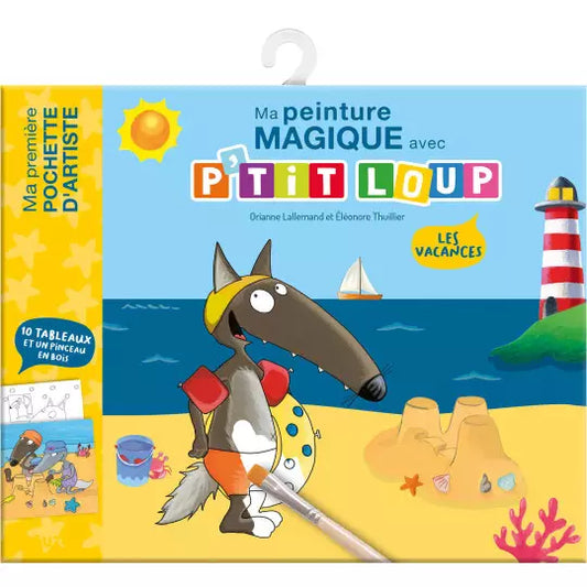 Ma pochette de peintures magiques P'tit Loup - Les vacances