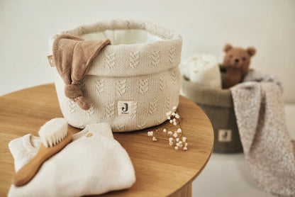 Panier de rangement Grain knit (3 coloris)