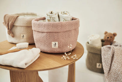 Panier de rangement Grain knit (3 coloris)