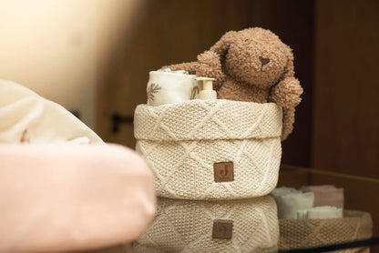 Panier de rangement Check Knit (2 coloris)