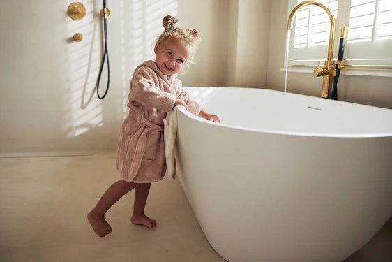 Peignoir Eponge Miffy Jaquard - Rose (2 tailles)