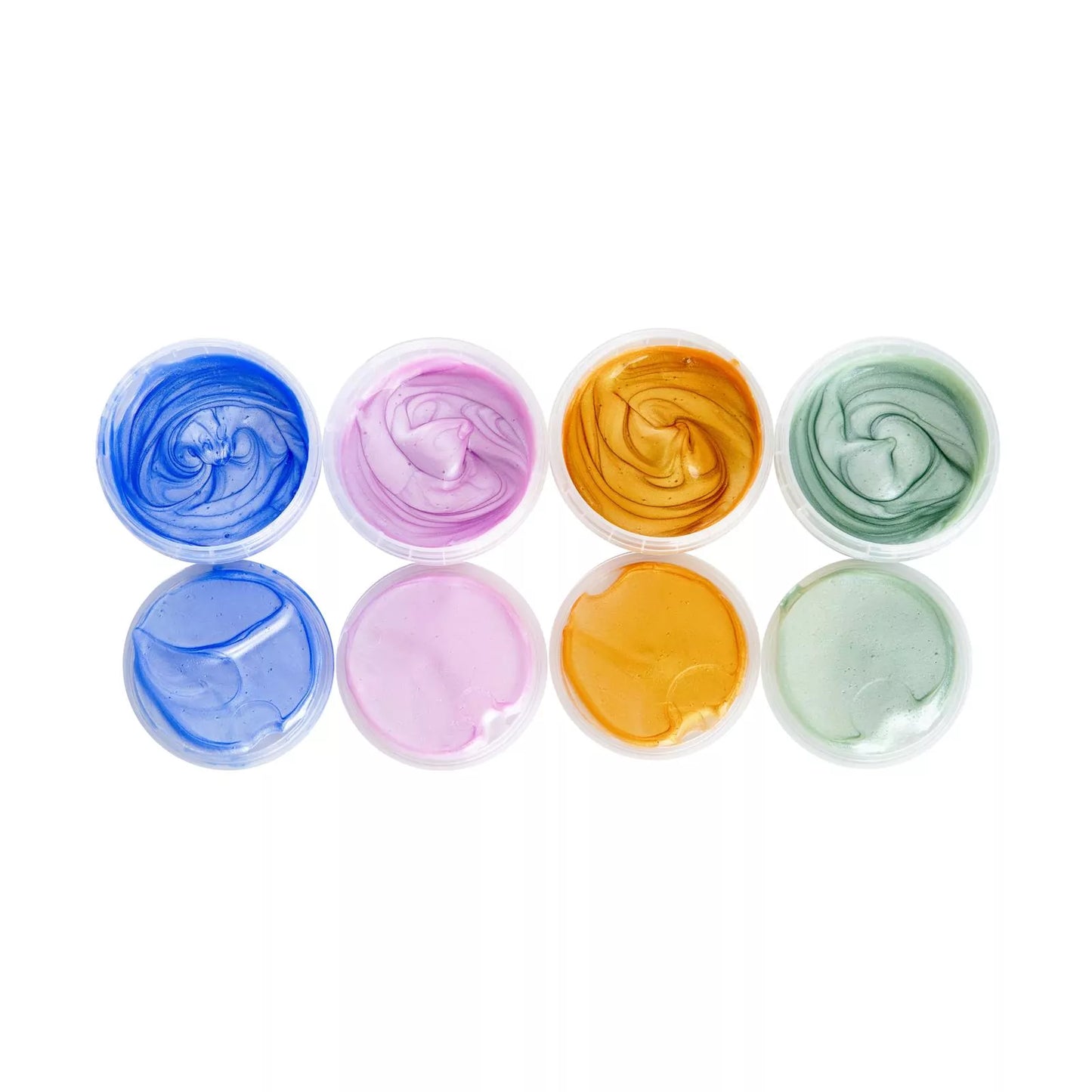 Coffret 4 pots de peinture au doigts - Cristal