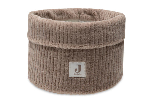 Panier de rangement Cloudy Rib - Milky Coffee