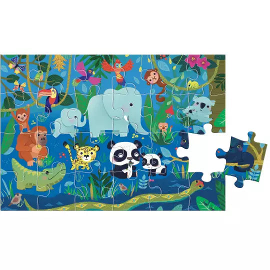 Puzzle cherche et trouve des tout-petits - Les animaux