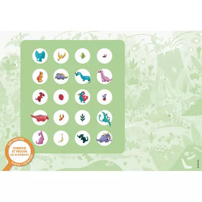 Puzzle cherche et trouve - Les dinosaures
