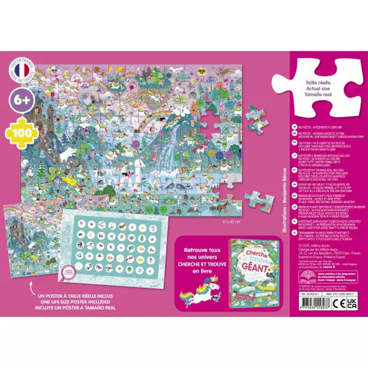 Puzzle cherche et trouve - Licornes