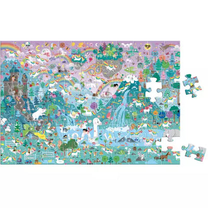 Puzzle cherche et trouve - Licornes
