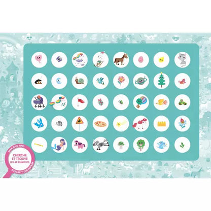 Puzzle cherche et trouve - Licornes