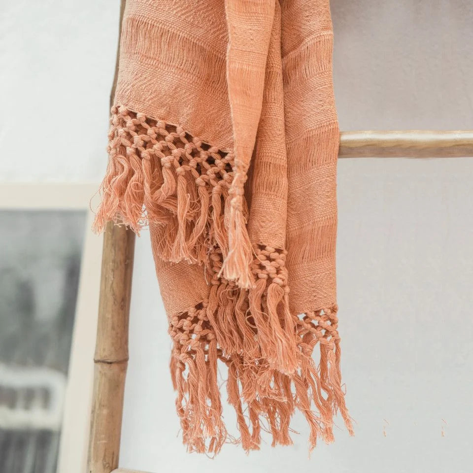 Châle Rebozo Bio - Terracotta
