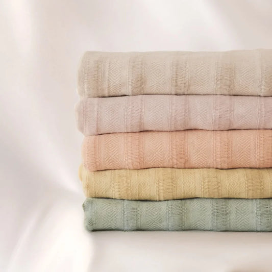 Châle Rebozo Bio - Argile clair