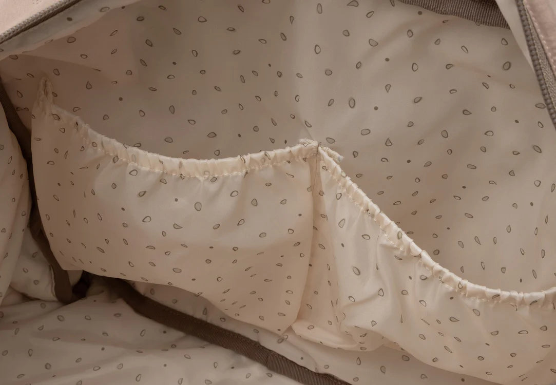 Sac à langer Embossed Lily - Milky Coffee