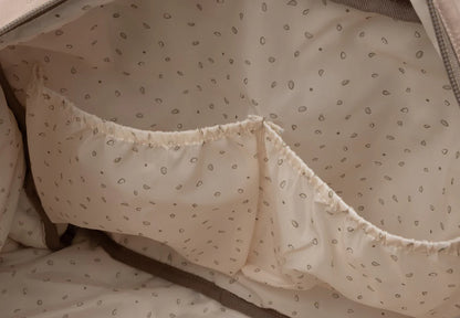 Sac à langer Embossed Lily - Milky Coffee