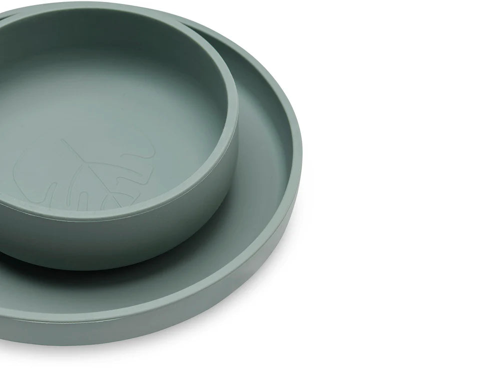 Set de table silicone ash green