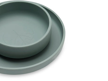 Set de table silicone ash green