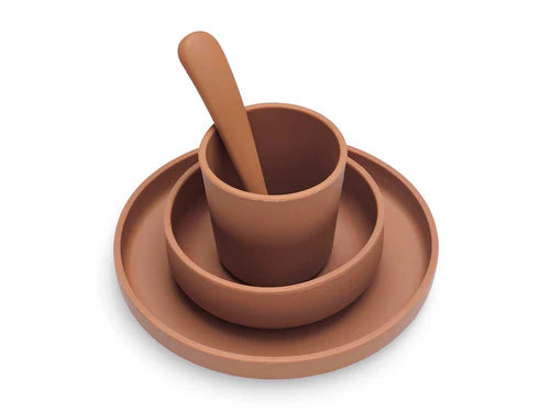 Set de table bébé silicone Caramel