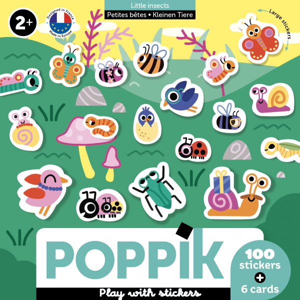 100 Stickers - Les Insectes