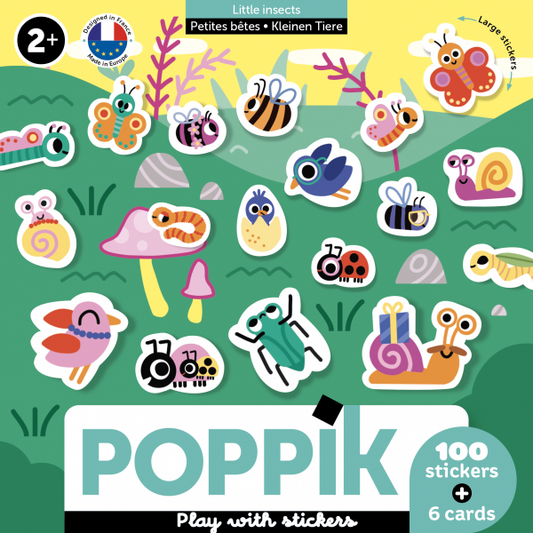 100 Stickers - Les Insectes