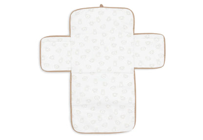 Tapis à Langer nomade Miffy Jacquard Teddy - Biscuit