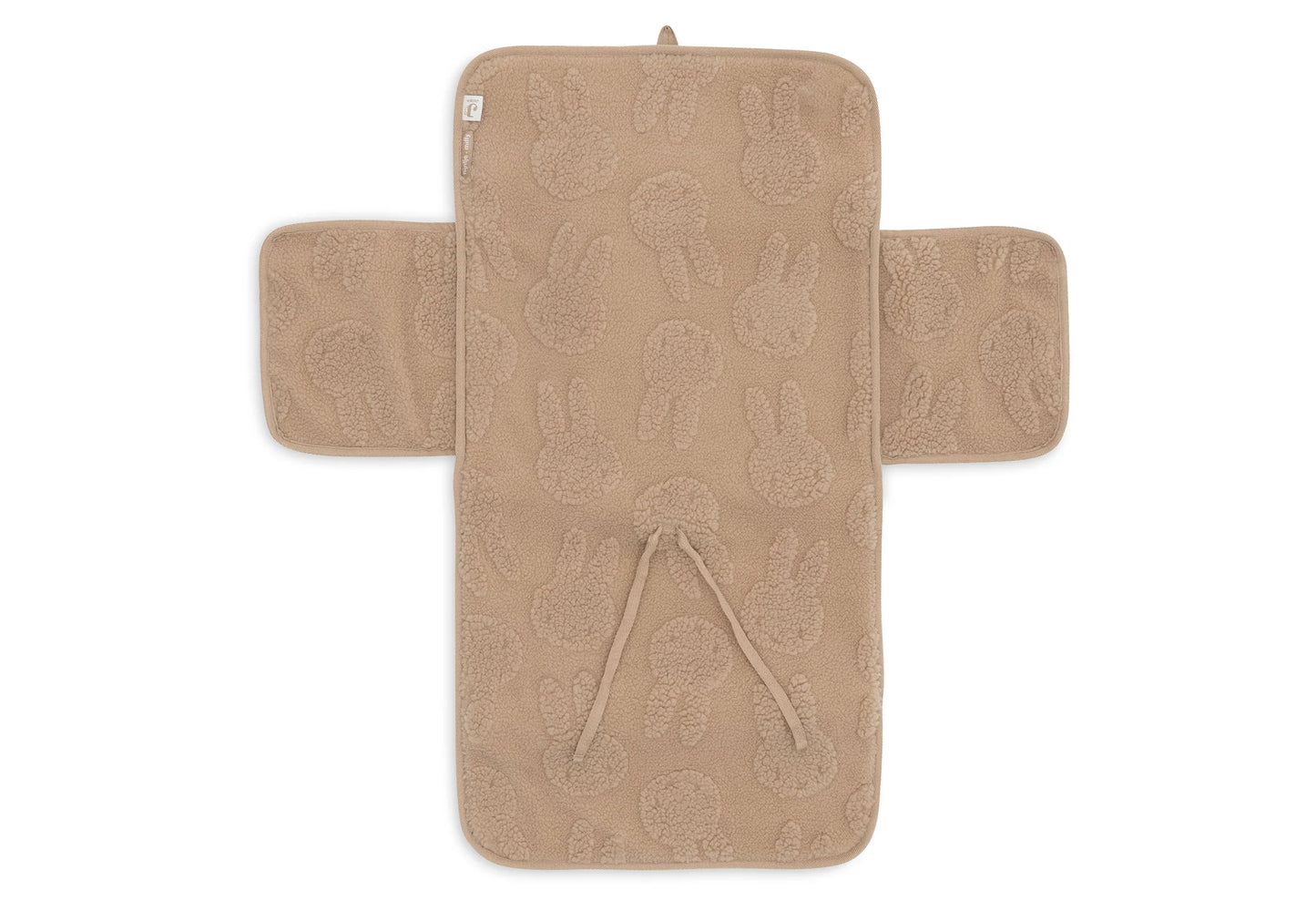 Tapis à Langer nomade Miffy Jacquard Teddy - Biscuit