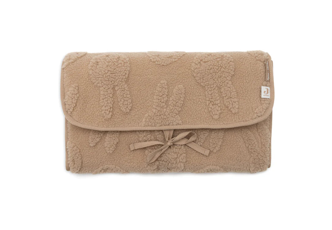 Tapis à Langer nomade Miffy Jacquard Teddy - Biscuit