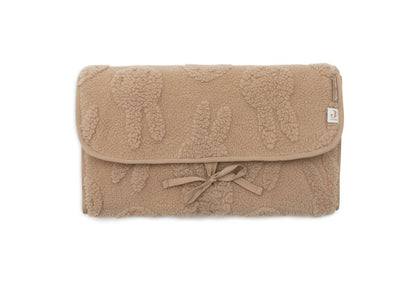 Tapis à Langer nomade Miffy Jacquard Teddy - Biscuit