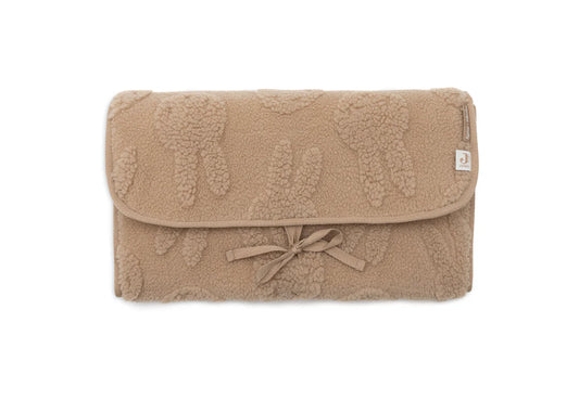 Tapis à Langer nomade Miffy Jacquard Teddy - Biscuit