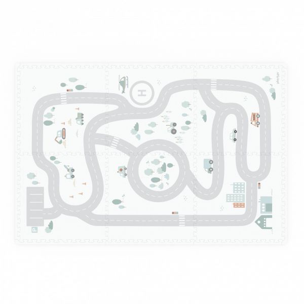 Tapis de jeux réversible 3 en 1  - Roadmap