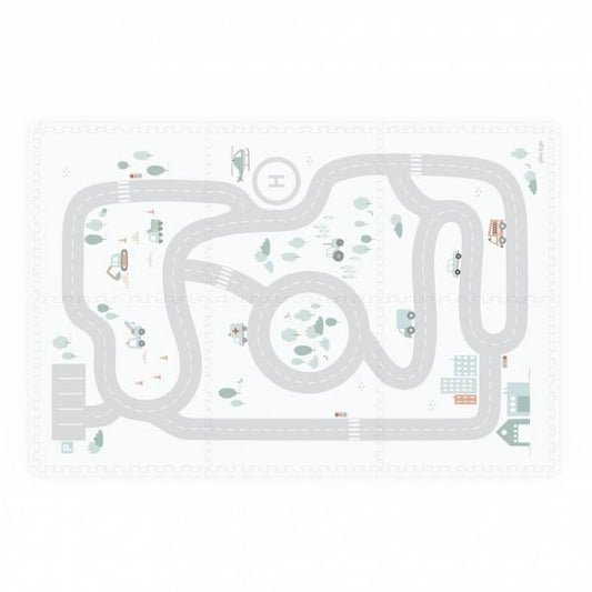 Tapis de jeux réversible 3 en 1  - Roadmap