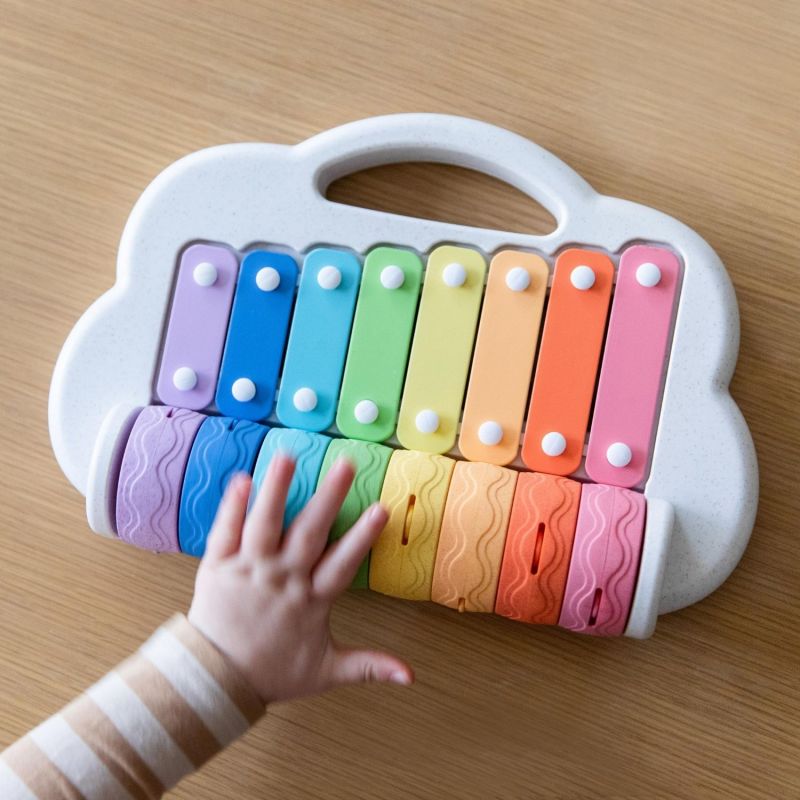 Xylophone à rouleaux arc-en-ciel